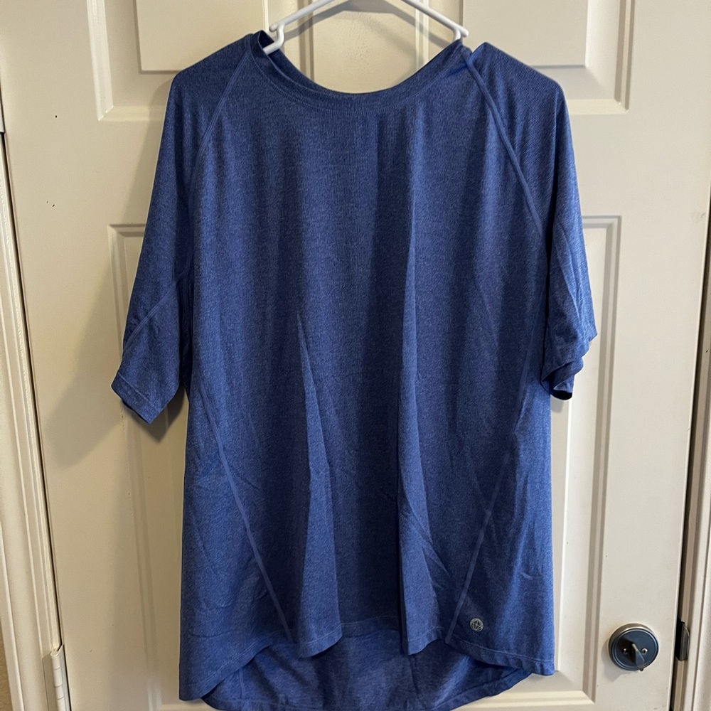 Mondetta Outdoor Project Athelisure Blue T-shirt Size XL